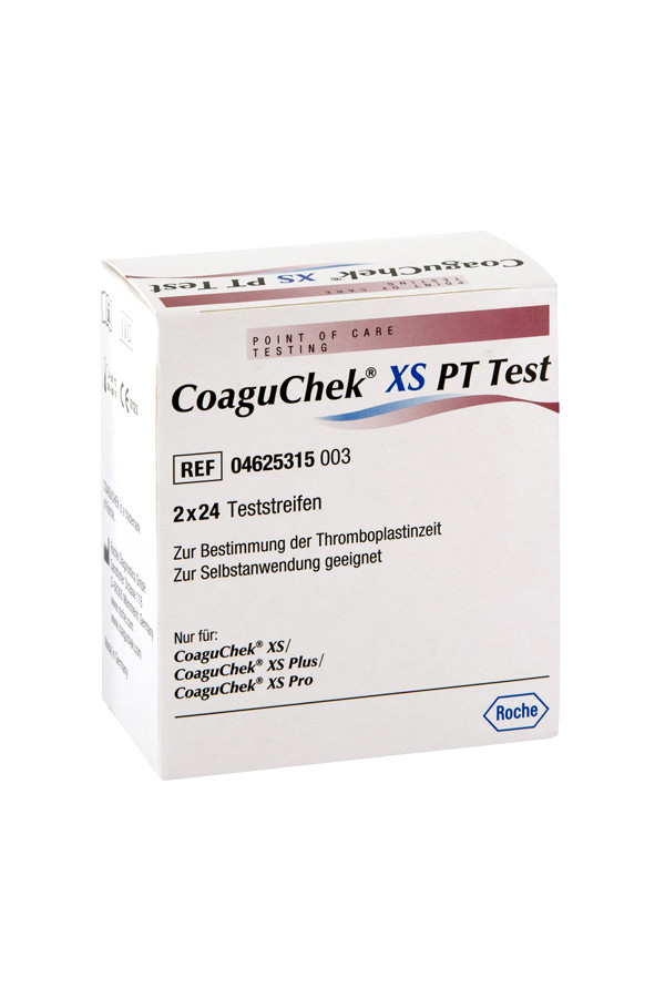 CoaguChek XS PT Test, 2 x 24 Tests