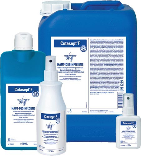 Cutasept® F  Farbloses Hautantiseptikum, 250 ml / 1 L / 5 L