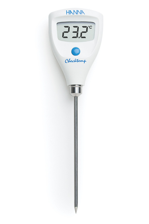 Checktemp C - Pocket-Thermometer mit Batterie (fester Einstichfühler)	 