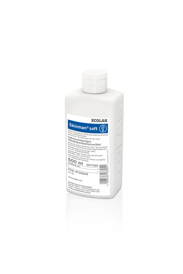 SKINMAN Soft Händedesinfektionsmittel - 500 ml / 1 L / 5 L